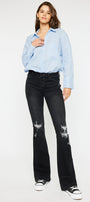 Harlowe Mid Rise Flare Jeans - Official Kancan USA