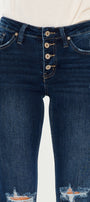 Jaden Mid Rise Flare Jeans (Petite) - Official Kancan USA