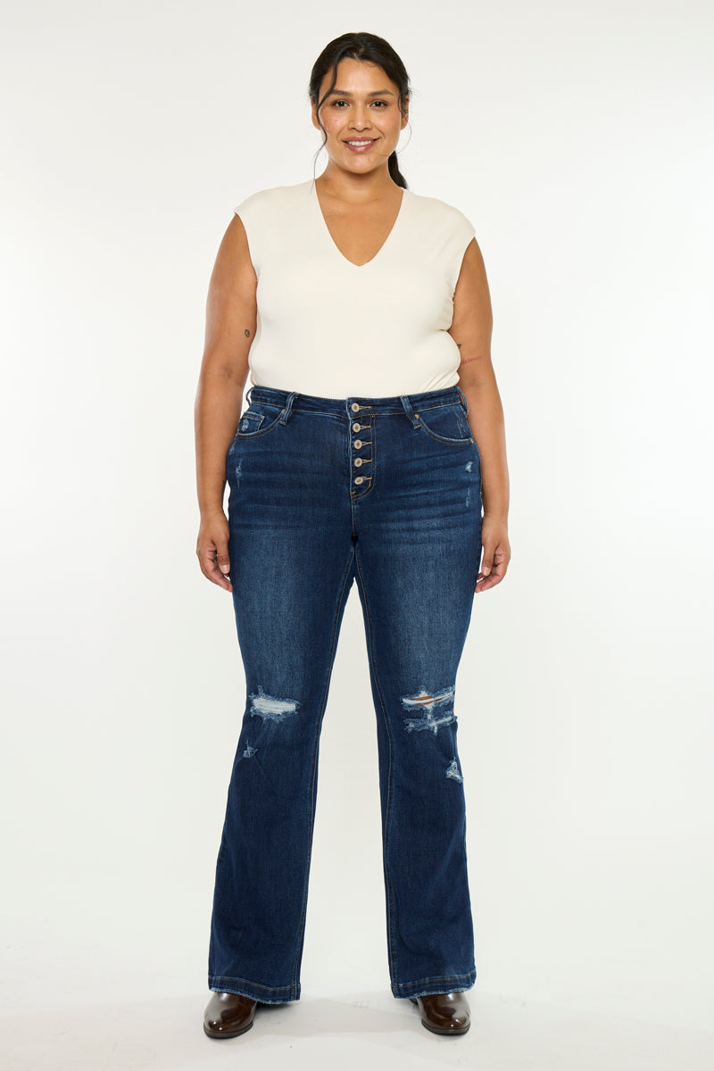 Harley Mid Rise Flare (Plus Size) - Official Kancan USA