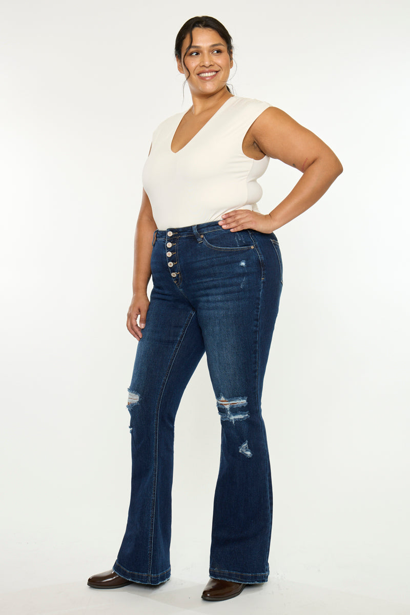 Harley Mid Rise Flare (Plus Size) - Official Kancan USA