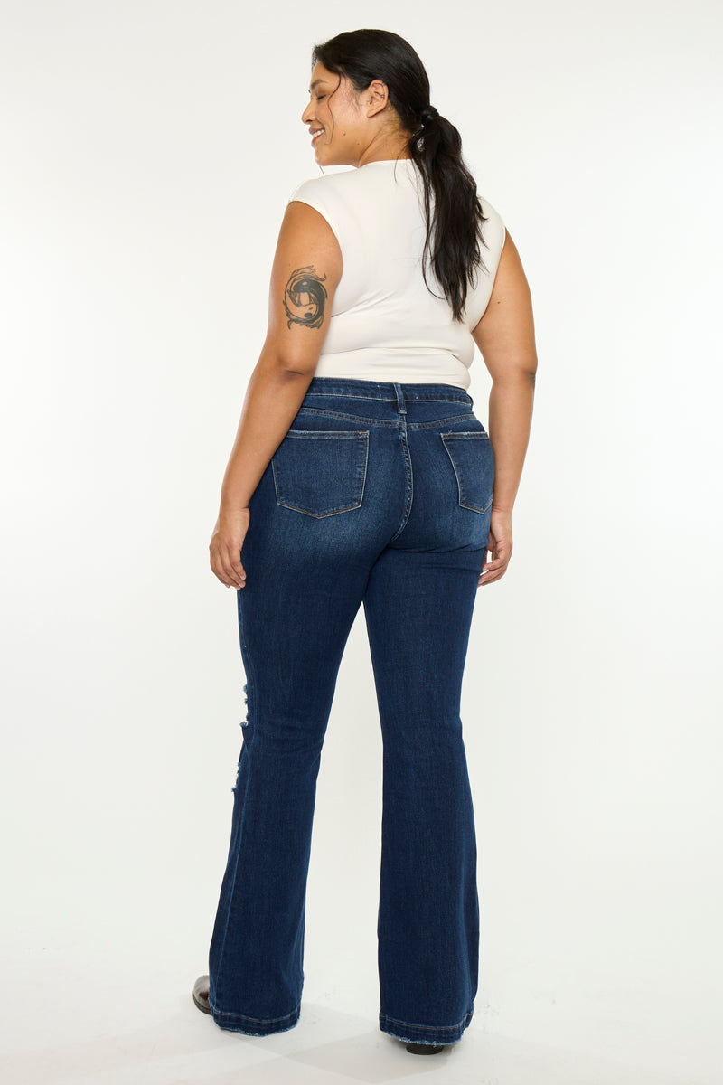 Harley Mid Rise Flare (Plus Size) - Official Kancan USA