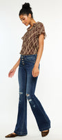 Harlowe Mid Rise Flare Jeans - Official Kancan USA