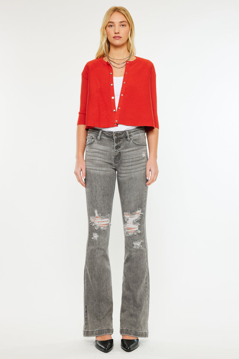 Harlo Mid Rise Flare Jeans - Official Kancan USA