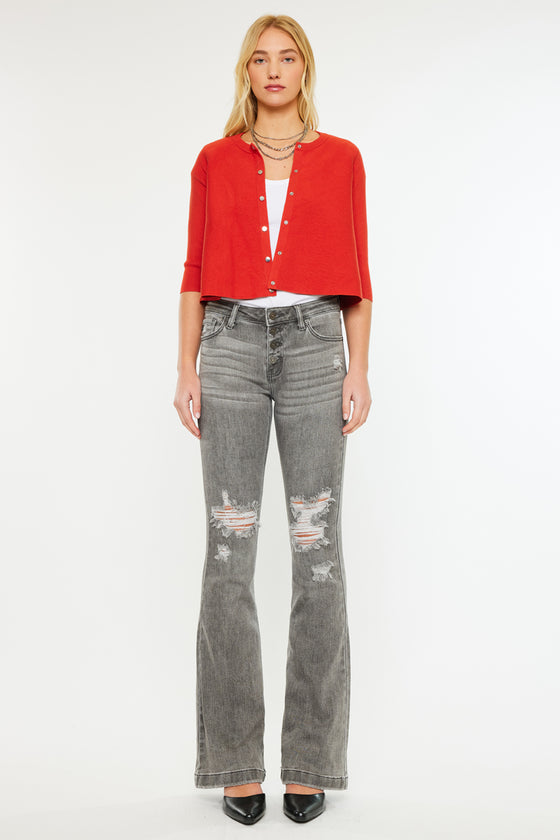 Harlo Mid Rise Flare Jeans - Official Kancan USA