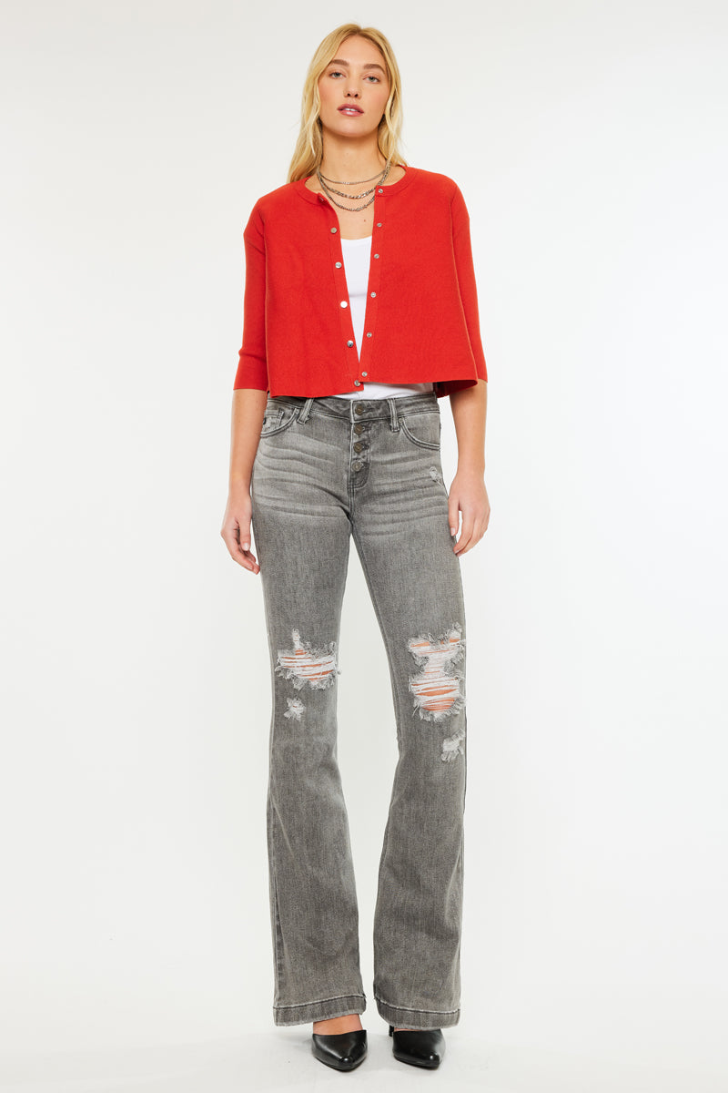 Harlo Mid Rise Flare Jeans - Official Kancan USA