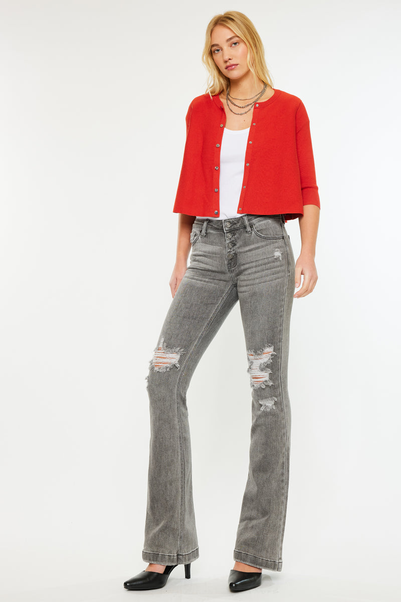 Harlo Mid Rise Flare Jeans - Official Kancan USA