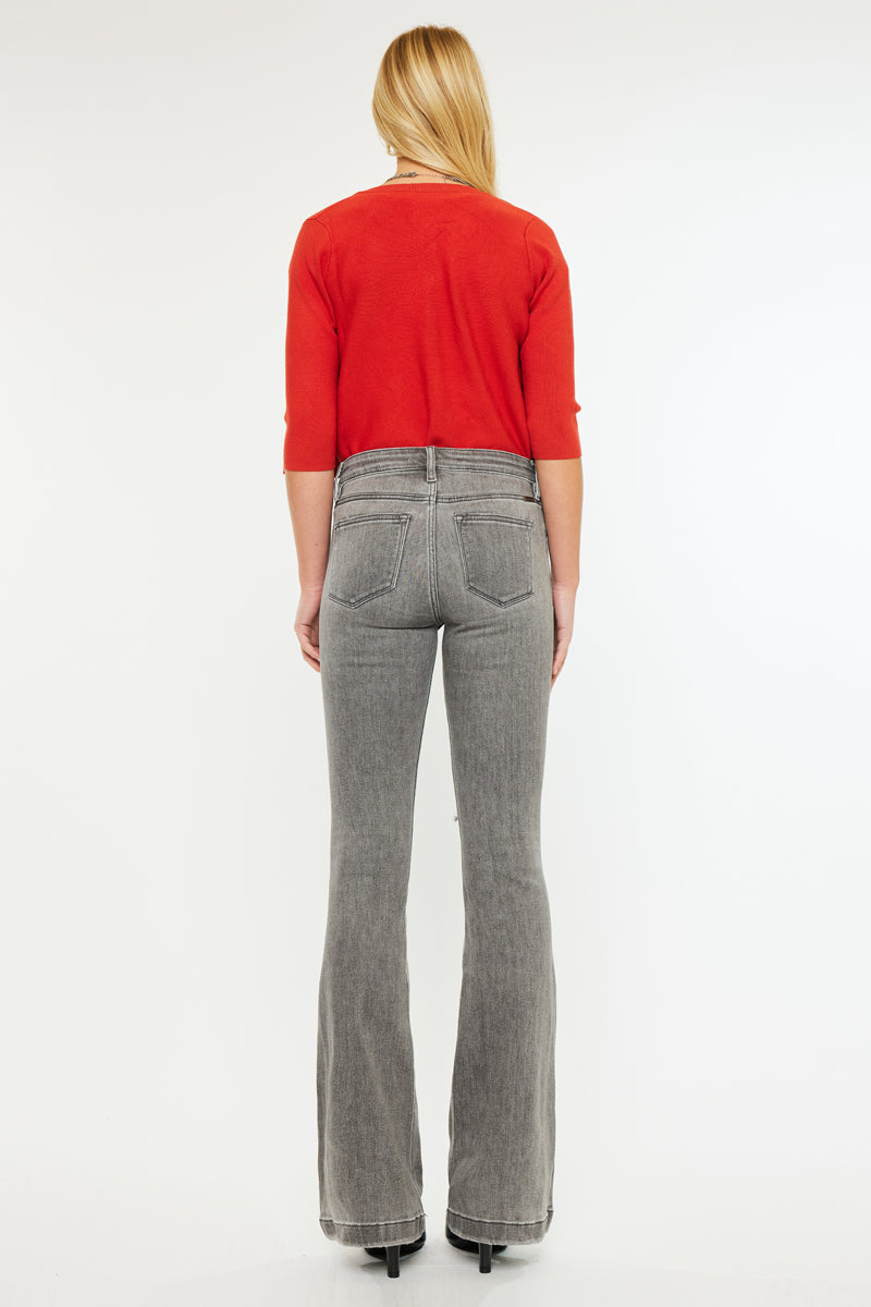 Harlo Mid Rise Flare Jeans – Kancan USA