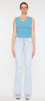 Harlowe Mid Rise Flare Jeans - Official Kancan USA