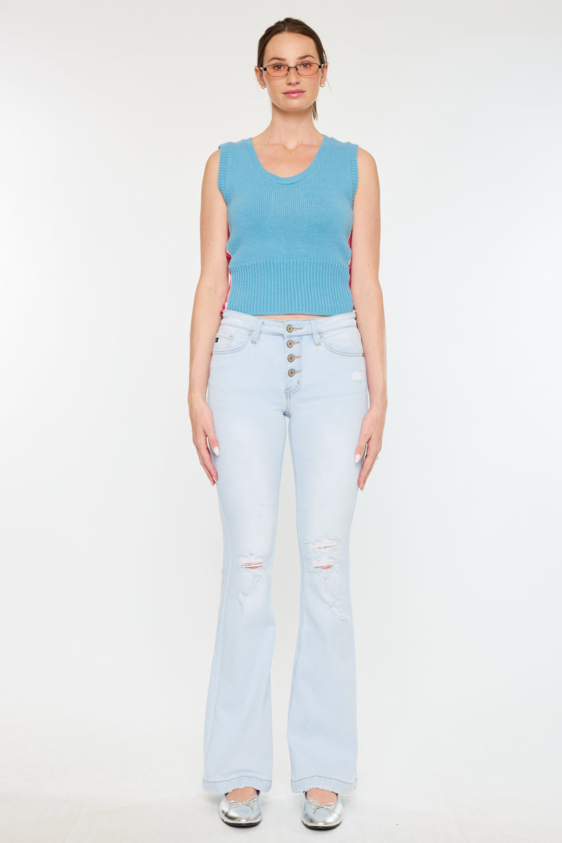 Harlowe Mid Rise Flare Jeans - Official Kancan USA