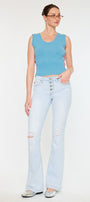 Harlowe Mid Rise Flare Jeans - Official Kancan USA