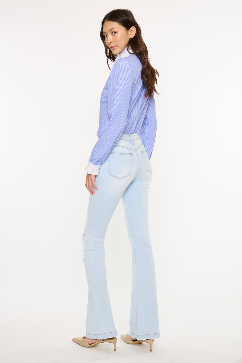 Harlowe Mid Rise Flare – Kancan USA