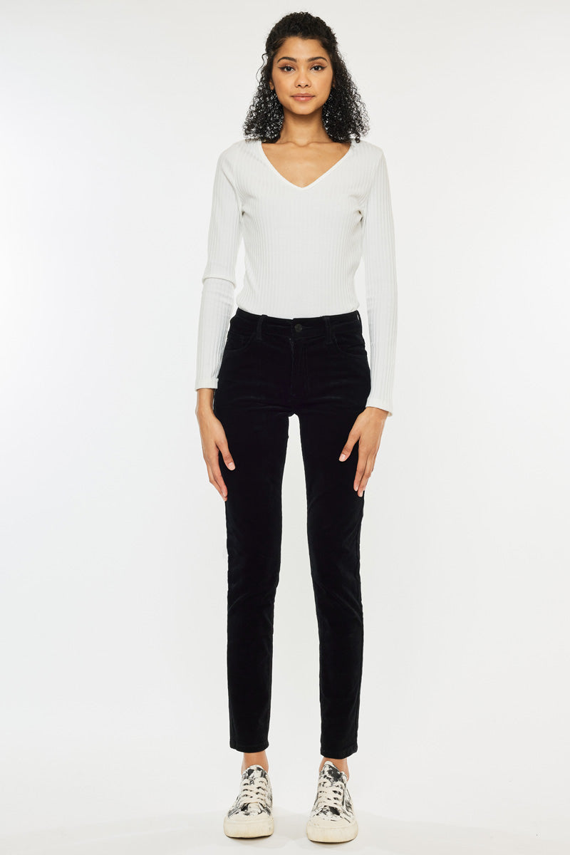 Lupe High Rise Skinny Corduroy Jeans - Official Kancan USA
