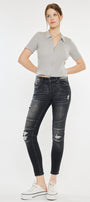 Peyton Mid Rise Moto Super Skinny Jeans - Official Kancan USA