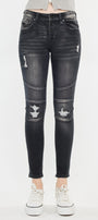 Peyton Mid Rise Moto Super Skinny Jeans - Official Kancan USA