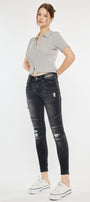 Peyton Mid Rise Moto Super Skinny Jeans - Official Kancan USA