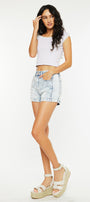 Hilda High Rise Mom Shorts - Official Kancan USA