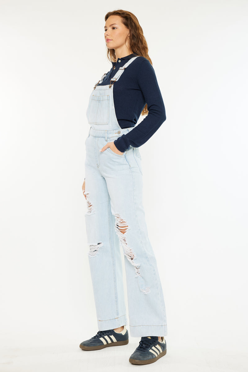 Malibu High Rise Wide Leg Overalls - Official Kancan USA