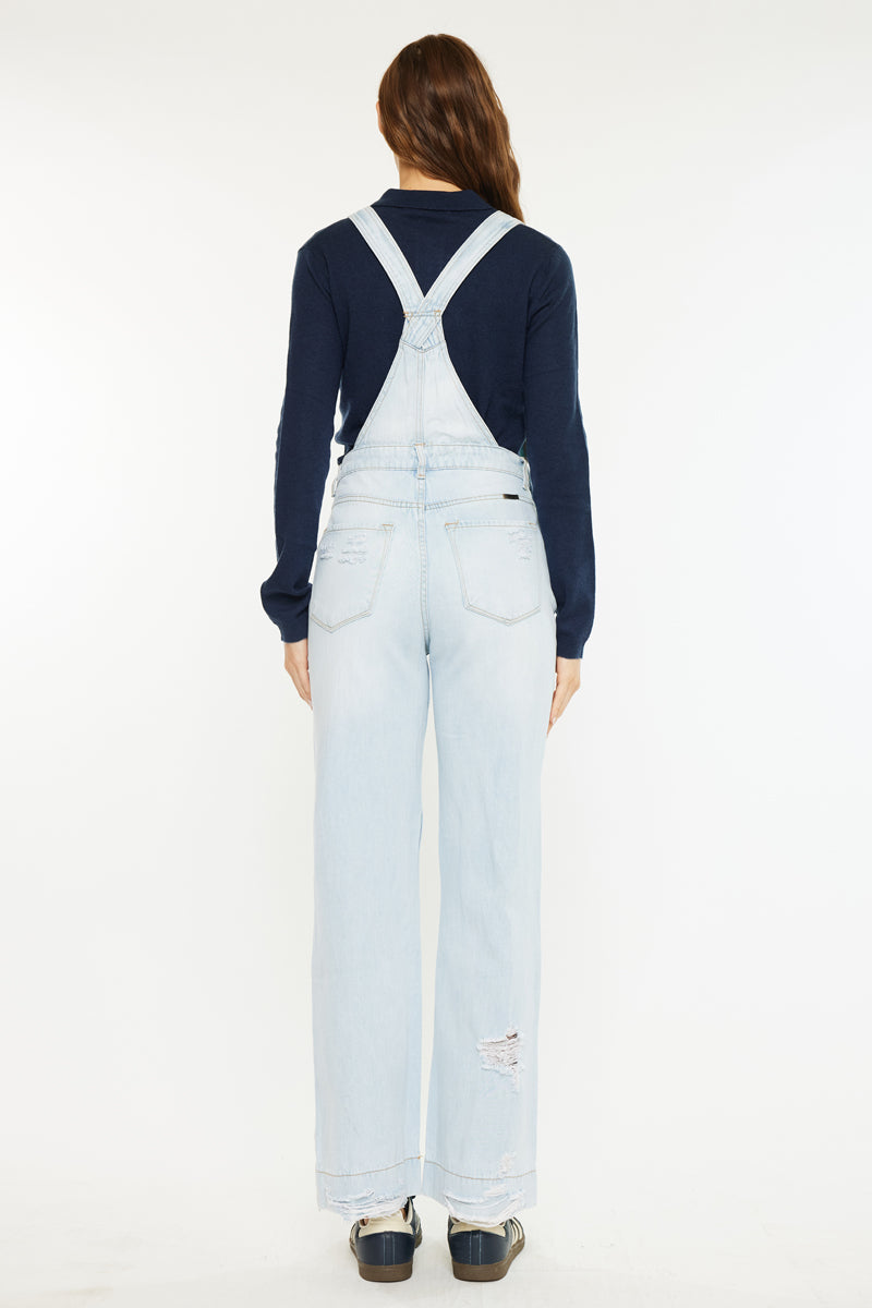 Malibu High Rise Wide Leg Overalls - Official Kancan USA