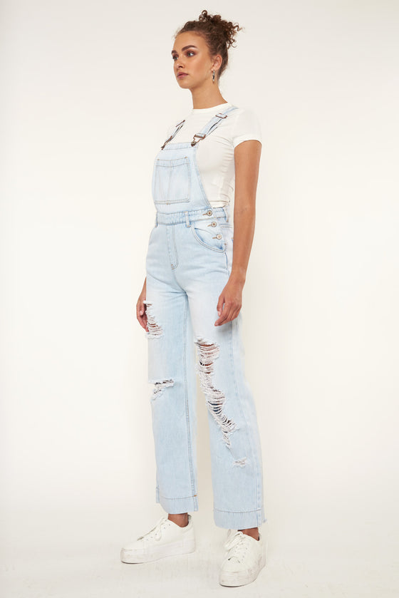 Malibu High Rise Wide Leg Overalls - Official Kancan USA