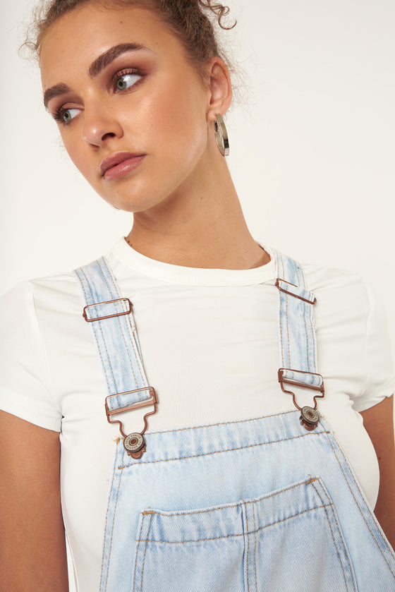 Malibu High Rise Wide Leg Overalls - Official Kancan USA