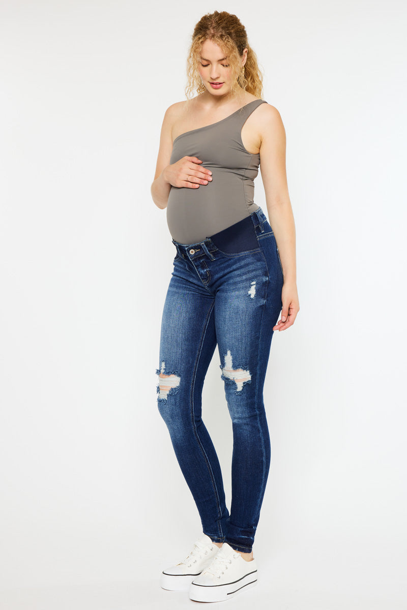 Clarice Maternity Super Skinny Jeans - Official Kancan USA