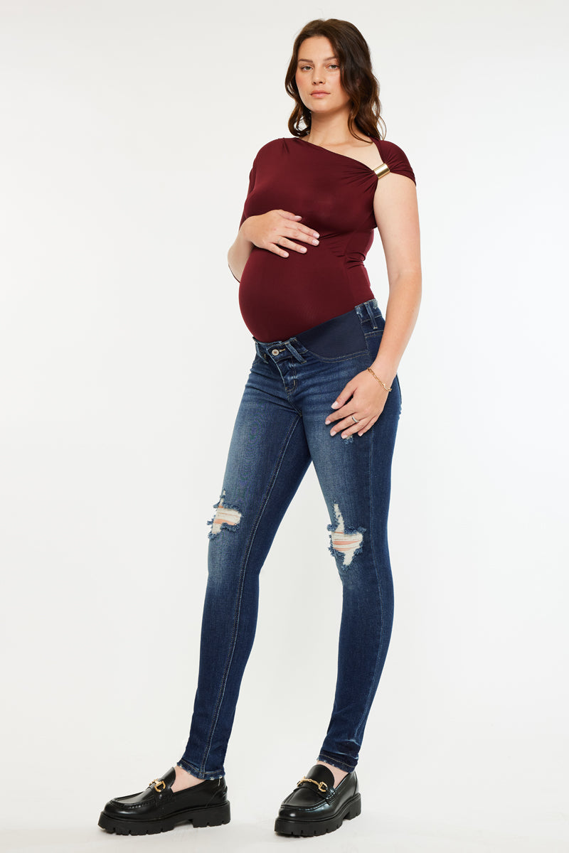 Clarice Maternity Super Skinny Jeans - Official Kancan USA