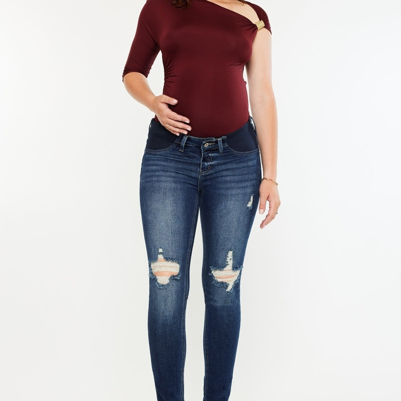 Clarice Maternity Super Skinny Jeans - Official Kancan USA