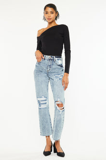  Chesney High Rise Straight Leg Jeans - Official Kancan USA