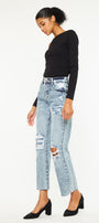 Chesney High Rise Straight Leg Jeans - Official Kancan USA