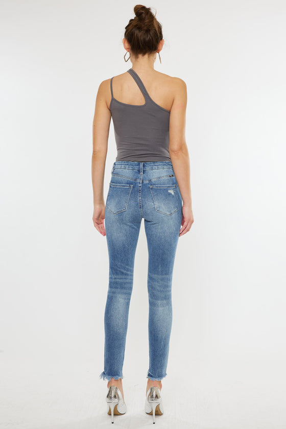 Mindy High Rise Ankle Skinny Jeans - Official Kancan USA
