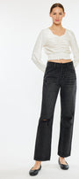 Lynne Ultra High Rise Straight Leg Jeans - Official Kancan USA