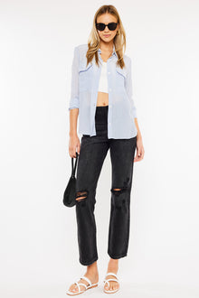  Lynne Ultra High Rise Straight Jeans - Official Kancan USA