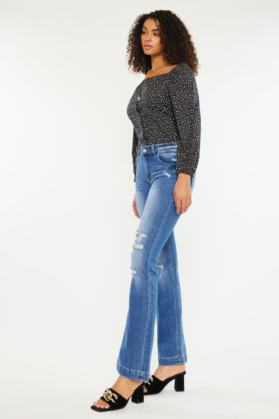 Bernadette Mid Rise Bootcut Jeans - Official Kancan USA