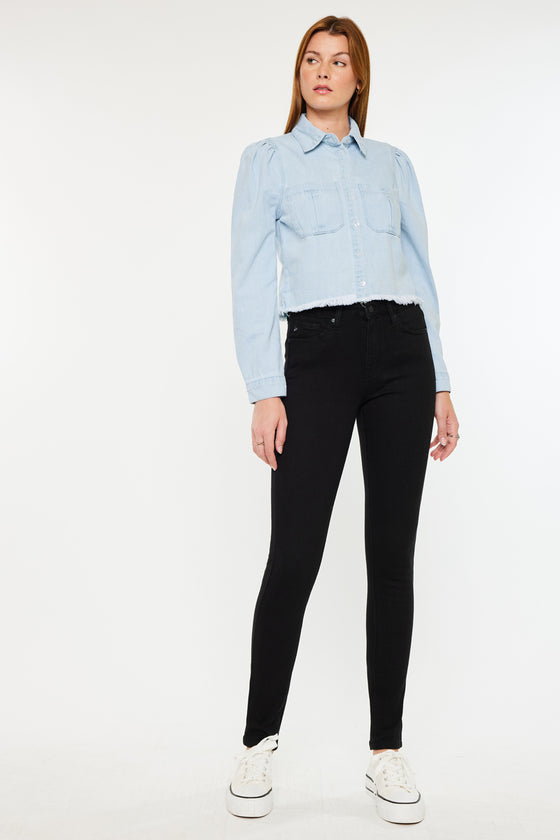Madeline Cropped Button Down Shirt - Official Kancan USA
