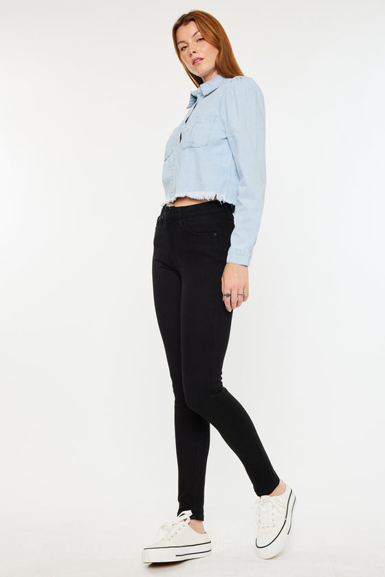 Madeline Cropped Button Down Shirt - Official Kancan USA