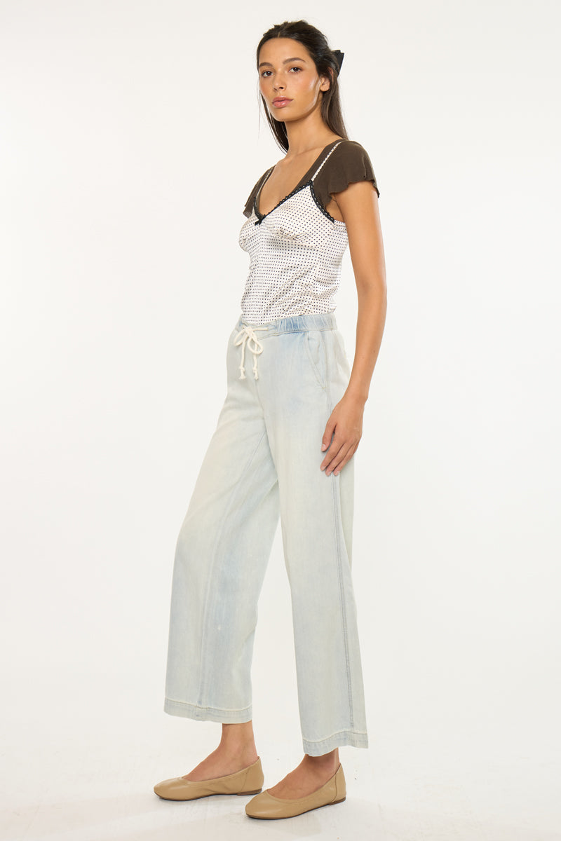 Annalise Mid Rise Wide Leg Pants