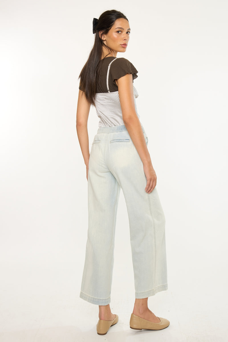 Annalise Mid Rise Wide Leg Pants