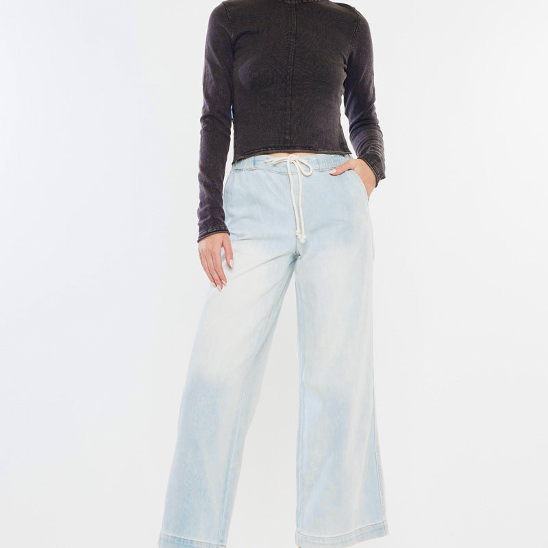 Annalise Mid Rise Wide Leg Pants - Official Kancan USA