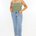 Carmelita  Mid Rise Slim Boyfriend Jeans (Plus Size) - Official Kancan USA