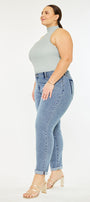 Carmelita  Mid Rise Slim Boyfriend Jeans (Plus Size) - Official Kancan USA