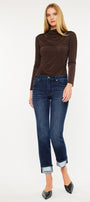 Cane Mid Rise Slim Straight Leg Jeans - Official Kancan USA