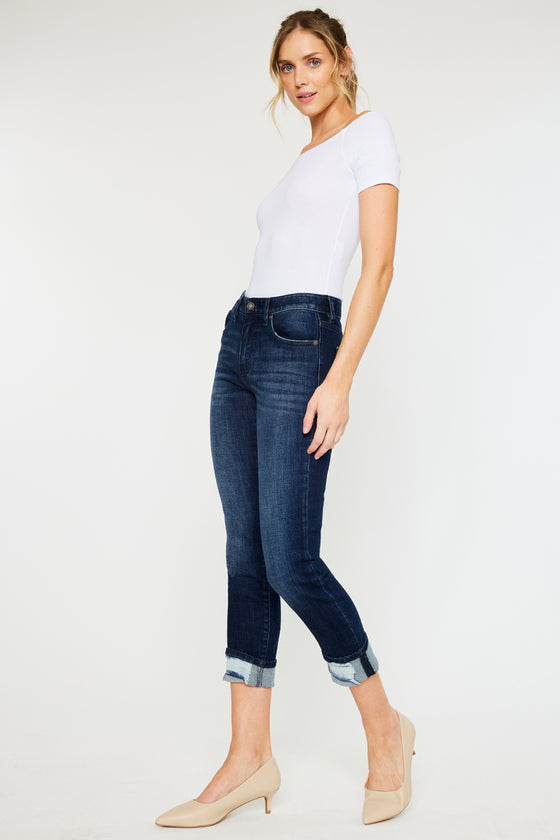 Cane Mid Rise Slim Straight Leg Jeans - Official Kancan USA