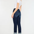 Cane Mid Rise Slim Straight Leg Jeans - Official Kancan USA