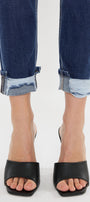 Cane Mid Rise Slim Straight Leg Jeans - Official Kancan USA