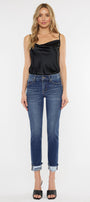 Cane Mid Rise Slim Straight Leg Jeans - Official Kancan USA