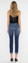 Cane Mid Rise Slim Straight Leg Jeans - Official Kancan USA
