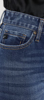 Cane Mid Rise Slim Straight Leg Jeans - Official Kancan USA