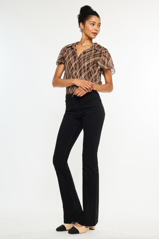 Paulina High Rise Bootcut Jeans - Official Kancan USA