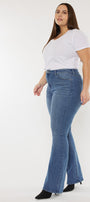 Mikali High Rise Bootcut Jeans (Plus Size) - Official Kancan USA