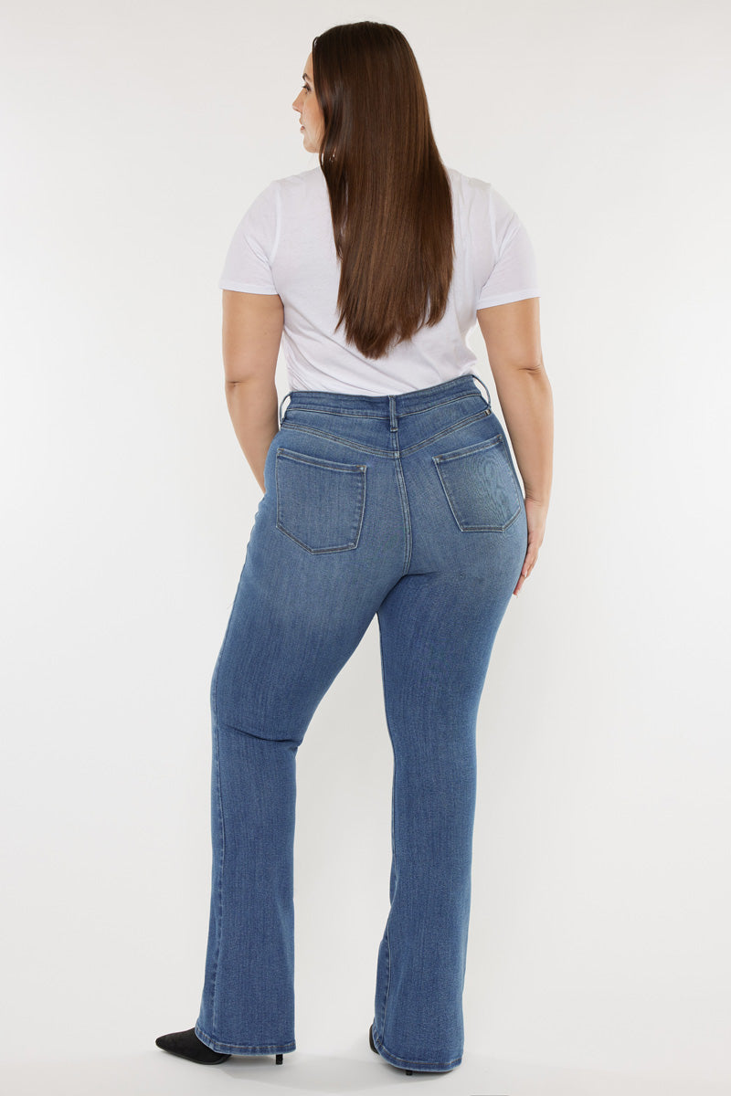 Mikali High Rise Bootcut Jeans (Plus Size) - Official Kancan USA